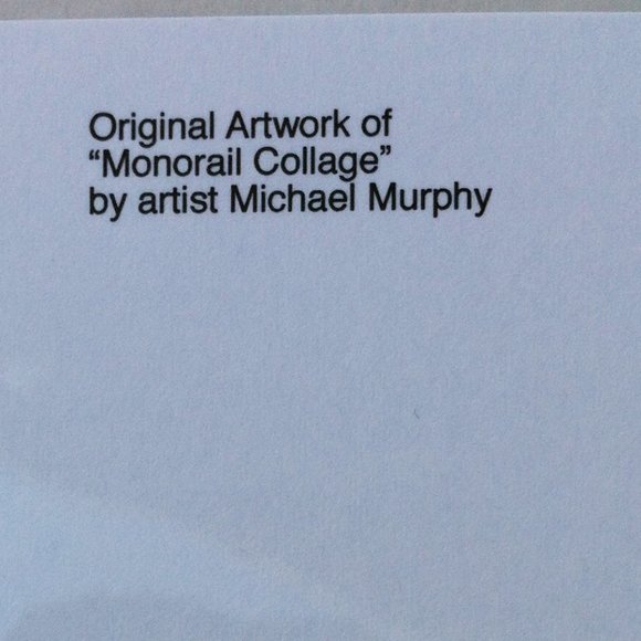 Disney Parks WonderGround Postcard Submarine Matterhorn Monorail Collage Murphy - Picture 4 of 4